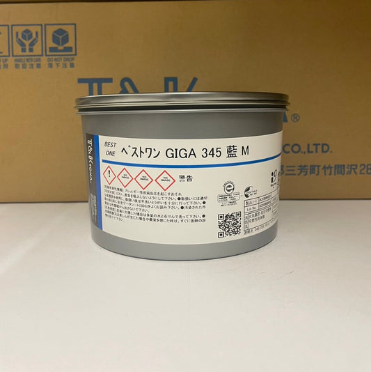 【T&K TOKA】油性インキ　ベストワン GIGA 345 藍 M [A310080301]