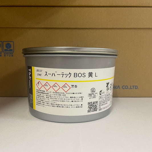 【T&K TOKA】油性インキ　スーパーテック BOS 黄 L [A100061600]