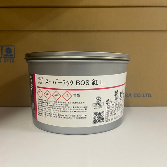 【T&K TOKA】油性インキ　スーパーテック BOS 紅 L [A200061600]