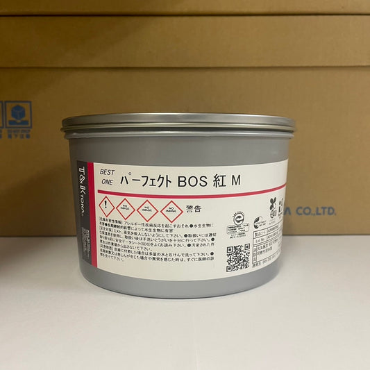 【T&K TOKA】油性インキ　パーフェクト BOS 紅 M [A200062200]