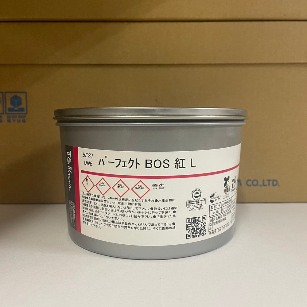 【T&K TOKA】油性インキ　パーフェクト BOS 紅 L [A200062600]