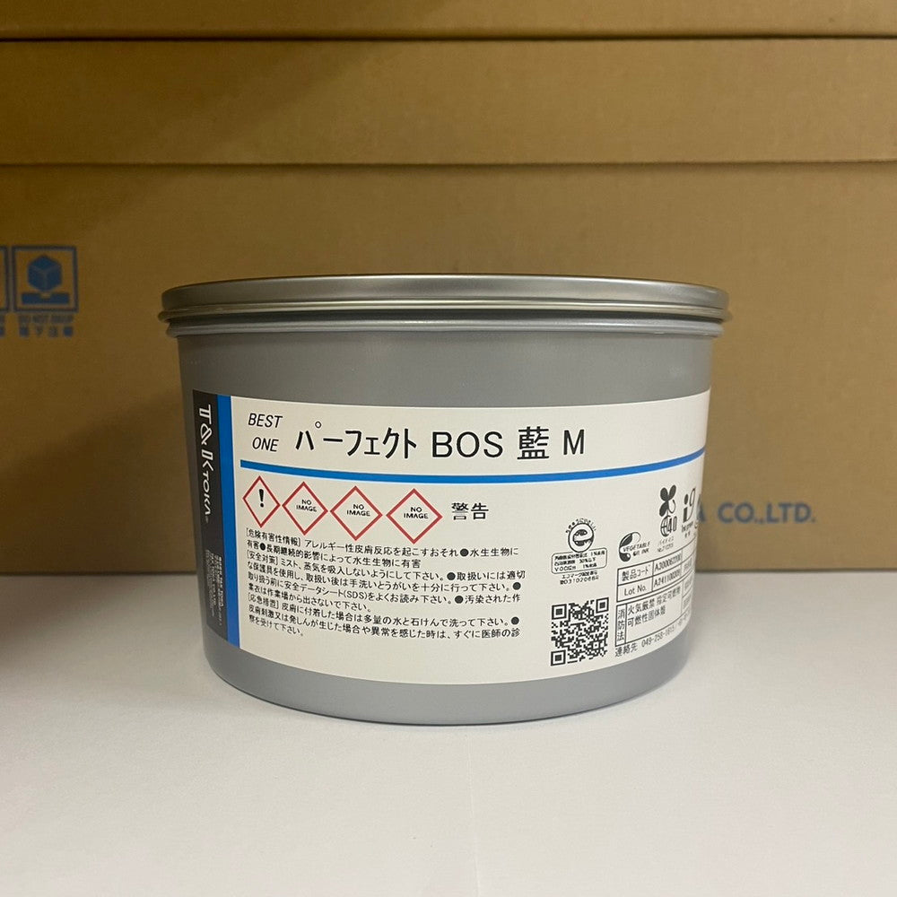 【T&K TOKA】油性インキ　パーフェクト BOS 藍 M [A300062200]