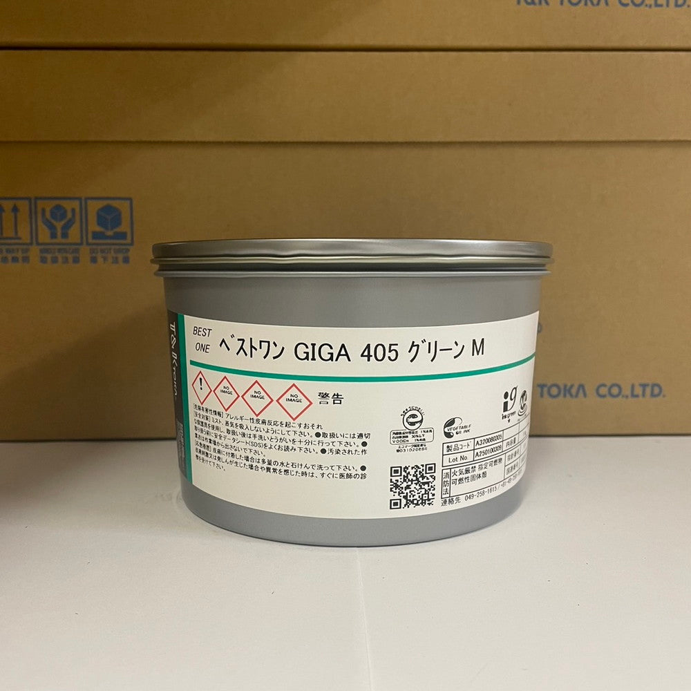 【T&K TOKA】油性インキ　ベストワン GIGA 405 グリーン M  [A320080305]