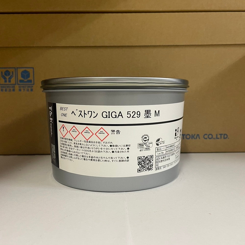 【T&K TOKA】油性インキ　ベストワン GIGA 529 墨 M  [A410080301]