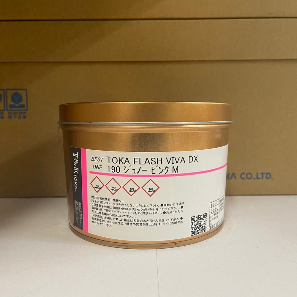 【T&K TOKA】油性インキ　TOKA FLASH VIVA DX 190 ジュノー ピンク M [A650000110]