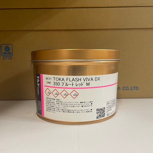 【T&K TOKA】油性インキ　TOKA FLASH VIVA DX 350 プルート レッド M [A650000116]