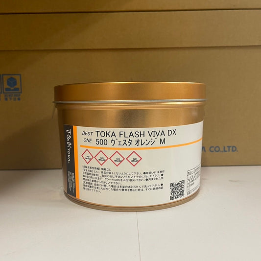 【T&K TOKA】油性インキ　TOKA FLASH VIVA DX 500 ヴェスタ オレンジ M [A650000122]