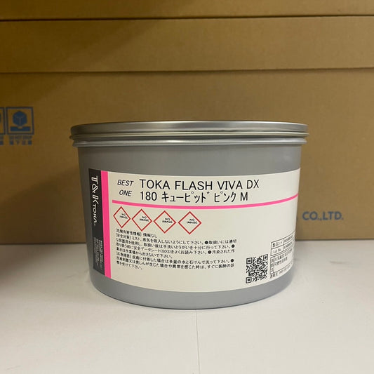 【T&K TOKA】油性インキ　TOKA FLASH VIVA DX 180 キューピッド ピンク M [A650080108]