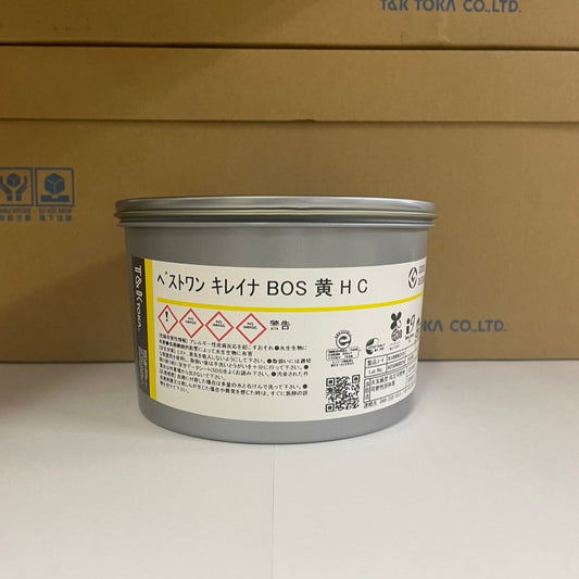 【T&K TOKA】油性インキ　ベストワン キレイナ BOS 黄 H C[A100063101]