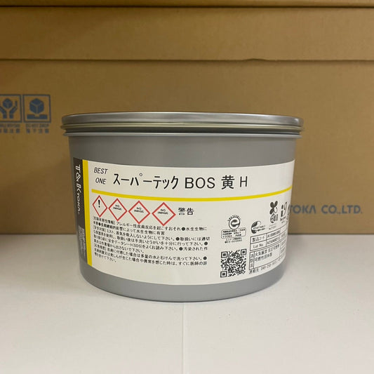 【T&K TOKA】油性インキ　スーパーテック BOS 黄 H[A100061000]