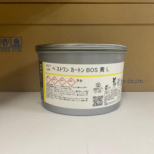 【T&K TOKA】油性インキ　ベストワン カートン BOS 黄 L [A100064600]