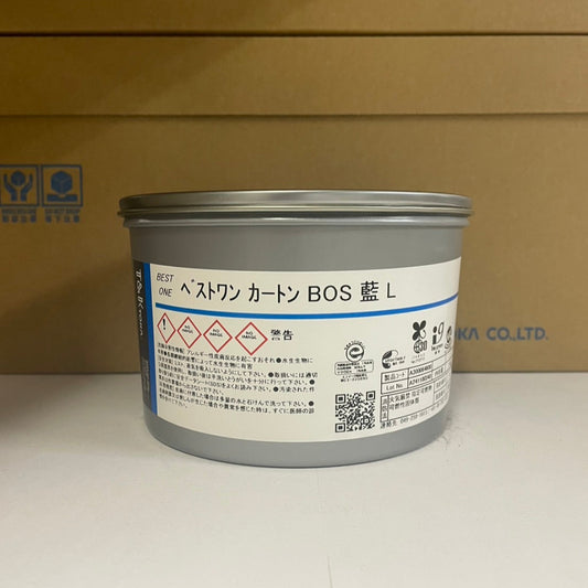 【T&K TOKA】油性インキ　ベストワン カートン BOS 藍 L [A300064600]