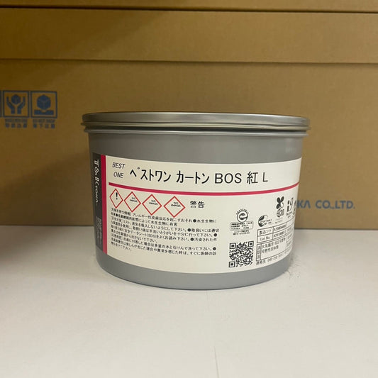 【T&K TOKA】油性インキ　ベストワン カートン BOS 紅 L [A200064600]