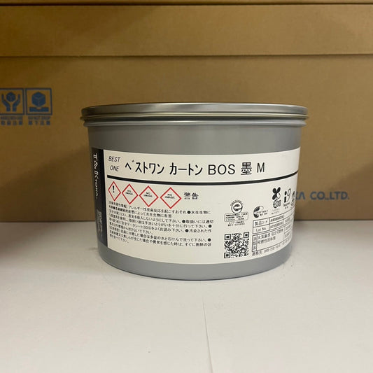 【T&K TOKA】油性インキ　ベストワン カートン BOS 墨 M [A400064200]