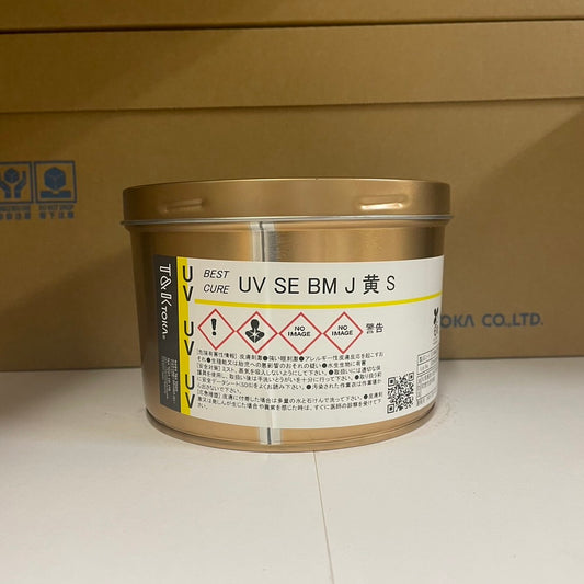 【T&K TOKA】UVインキ　UV SE BM J 黄 S [E1000J2210]