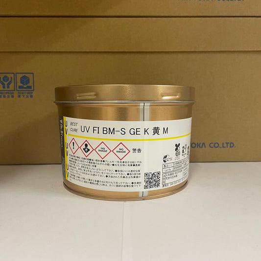 【T&K TOKA】UVインキ　UV FI BM-S GE K 黄 M [E1000K0006]