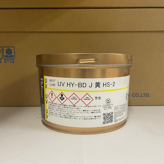 【T&K TOKA】UVインキ　UV HY-BD J 黄 HS-2 [E1020J0069]