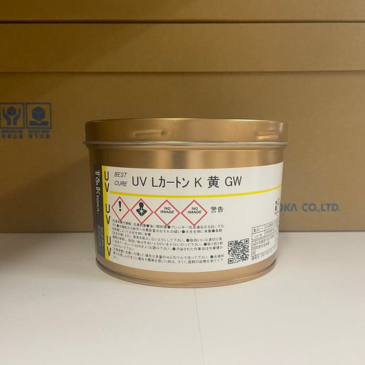 【T&K TOKA】UVインキ　UV Lカートン K 黄 GW [E1020K0013]