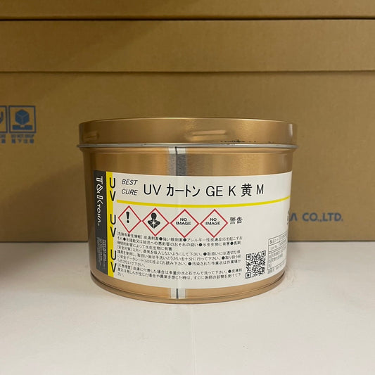 【T&K TOKA】UVインキ　UV カートンGE K 黄 M [E1020K2003]