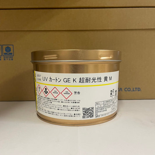 【T&K TOKA】UVインキ　UV カートンGE K 超耐光性 黄 M [E1100K0006]