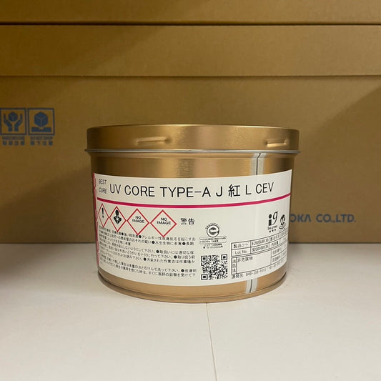 【T&K TOKA】UVインキ　UV CORE TYPE-A J 紅 L CEV [E2020J8130]