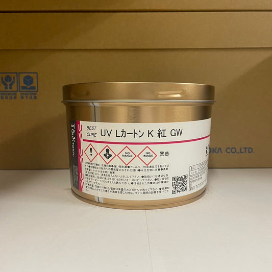 【T&K TOKA】UVインキ　UV Lカートン K 紅 GW [E2020K0013]