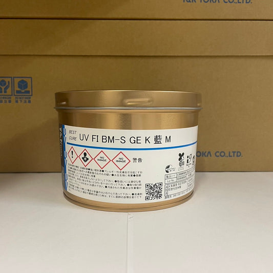 【T&K TOKA】UVインキ　UV FI BM-S GE K 藍 M [E3000K0006]