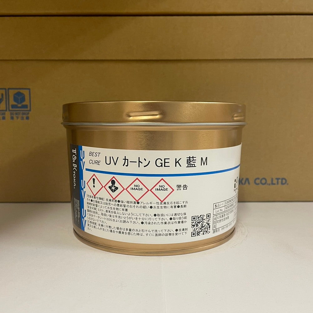 【T&K TOKA】UVインキ　UV カートンGE K 藍 M [E3020K2003]