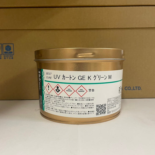 【T&K TOKA】UVインキ　UV カートンGE K グリーン M [E3200K0068]