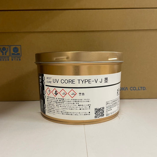 【T&K TOKA】UVインキ　UV CORE TYPE-V J 墨 [E4000J2002]