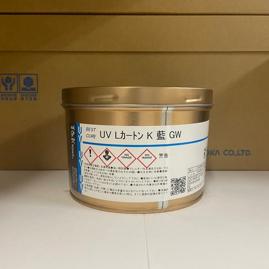 【T&K TOKA】UVインキ　UV Lカートン K 藍 GW [E3020K0013]