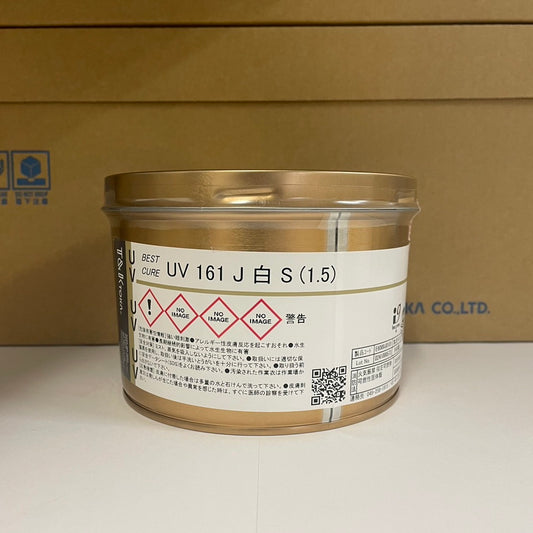 【T&K TOKA】UVインキ　UV 161 J 白 S (1.5) [E6000J0101]