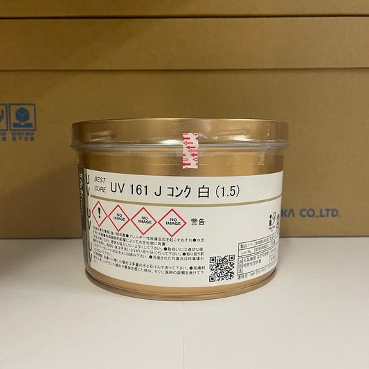 【T&K TOKA】UVインキ　UV 161 J コンク 白 (1.5) [E6000J0102]