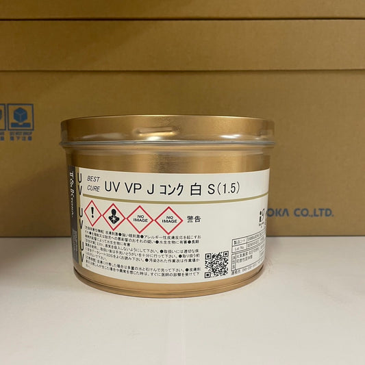 【T&K TOKA】UVインキ　UV VP J コンク 白 S (1.5) [E6000J0284]