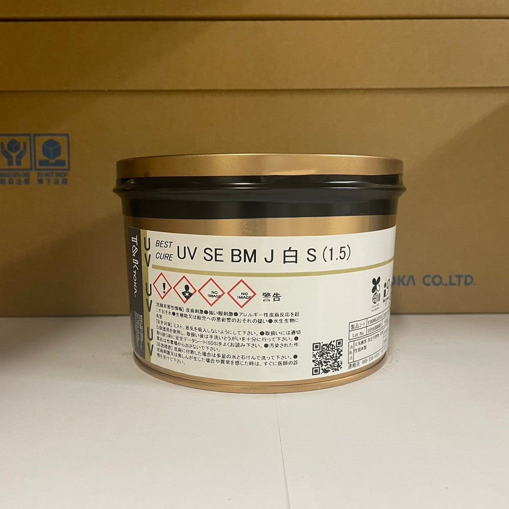 【T&K TOKA】UVインキ　UV SE BM J 白 S (1.5) [E6000J2210]