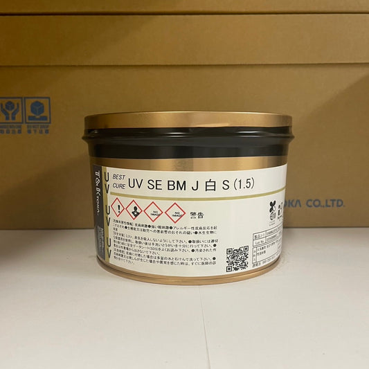 【T&K TOKA】UVインキ　UV SE BM J 白 S (1.5) [E6000J2210]