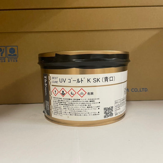 【T&K TOKA】UVインキ　UV ゴールド K SK TC (青口) [E6100K0602]