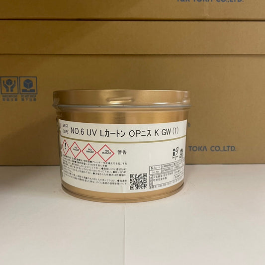 【T&K TOKA】UVインキ　NO.6 UV Lカートン OPニス K GW (1)[E9000K0021]