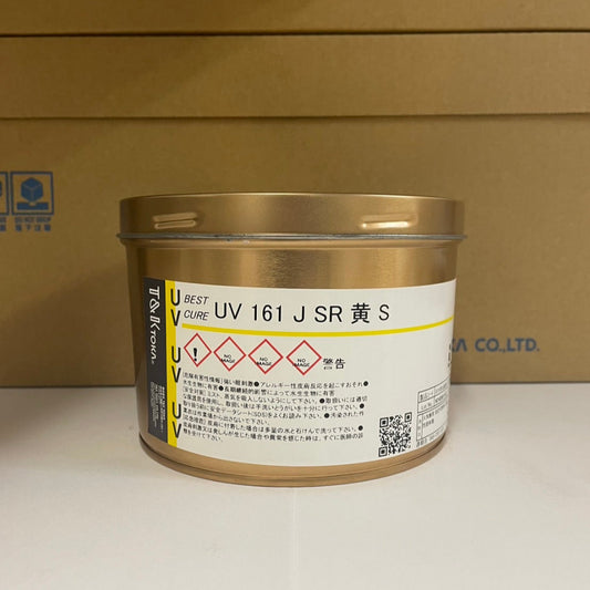 【T&K TOKA】UVインキ　UV 161 J SR 黄 S[E1101J0361]