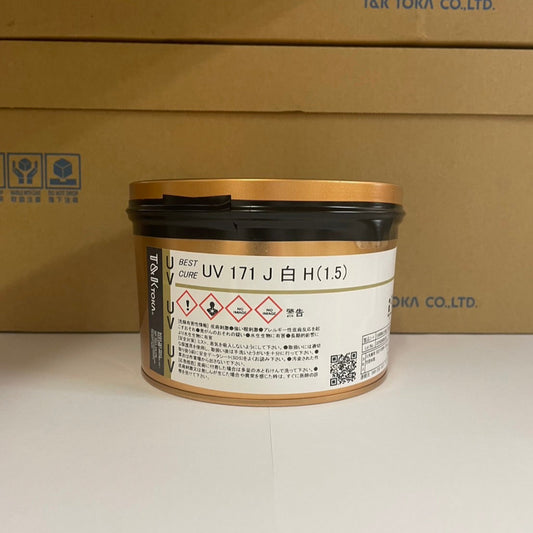 【T&K TOKA】UVインキ　UV 171 J 白 H (1.5)[E6000J1500]