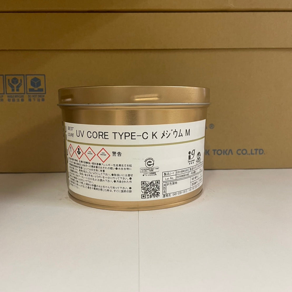 【T&K TOKA】UVインキ　UV CORE TYPE-C K メジウム M[E9100K5201]