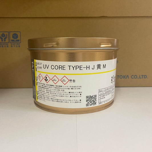 【T&K TOKA】UVインキ　UV CORE TYPE-H J 黄 M[E1001J1570]