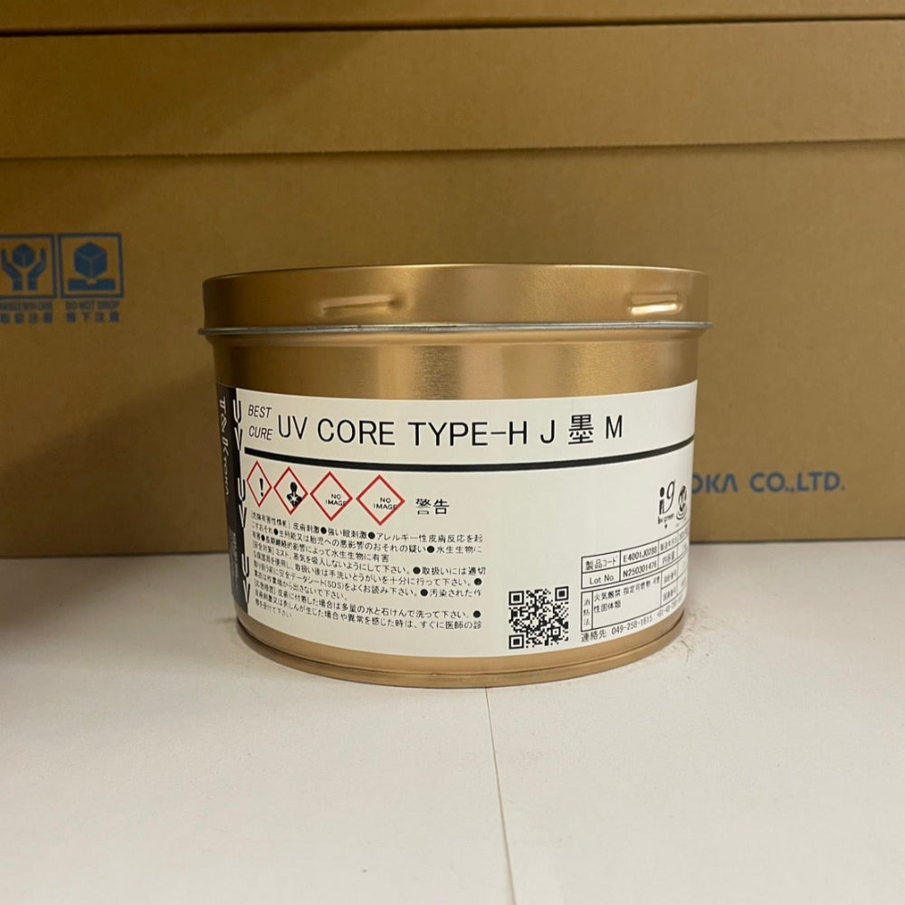 【T&K TOKA】UVインキ　UV CORE TYPE-H J 墨 M[E4001J0288]