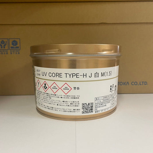 【T&K TOKA】UVインキ　UV CORE TYPE-H J 白 M (1.5)[E6000J1611]