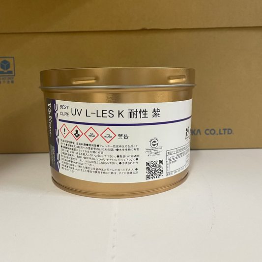 【T&K TOKA】UVインキ　UV L-LES K 耐性 紫[E3301K0504]