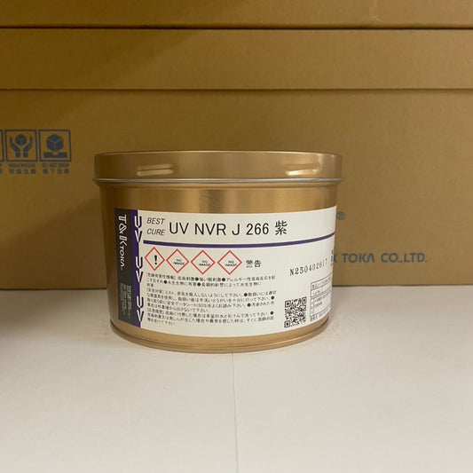 【T&K TOKA】UVインキ　UV NVR J 266 紫[E3301J7482]