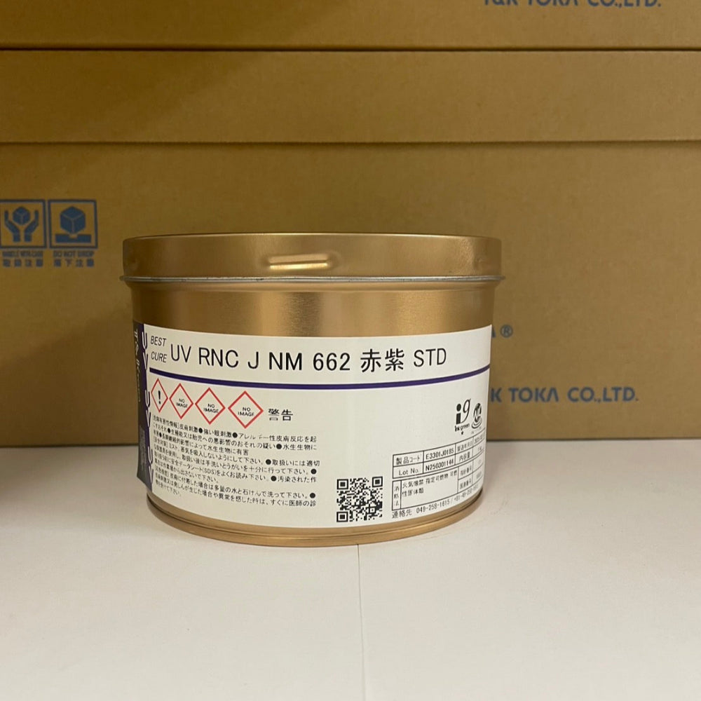 【T&K TOKA】UVインキ　UV RNC J NM 662 赤紫 STD[E3301J0185]