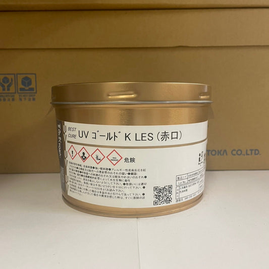 【T&K TOKA】UVインキ　UV ゴールド K LES (赤口)[E6101K0093]